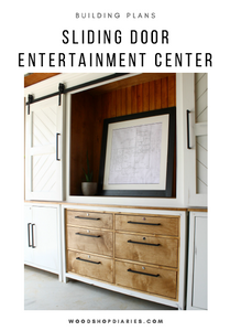 Sliding Door Entertainment Center