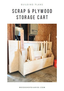 Scrap & Plywood Storage Cart Plans
