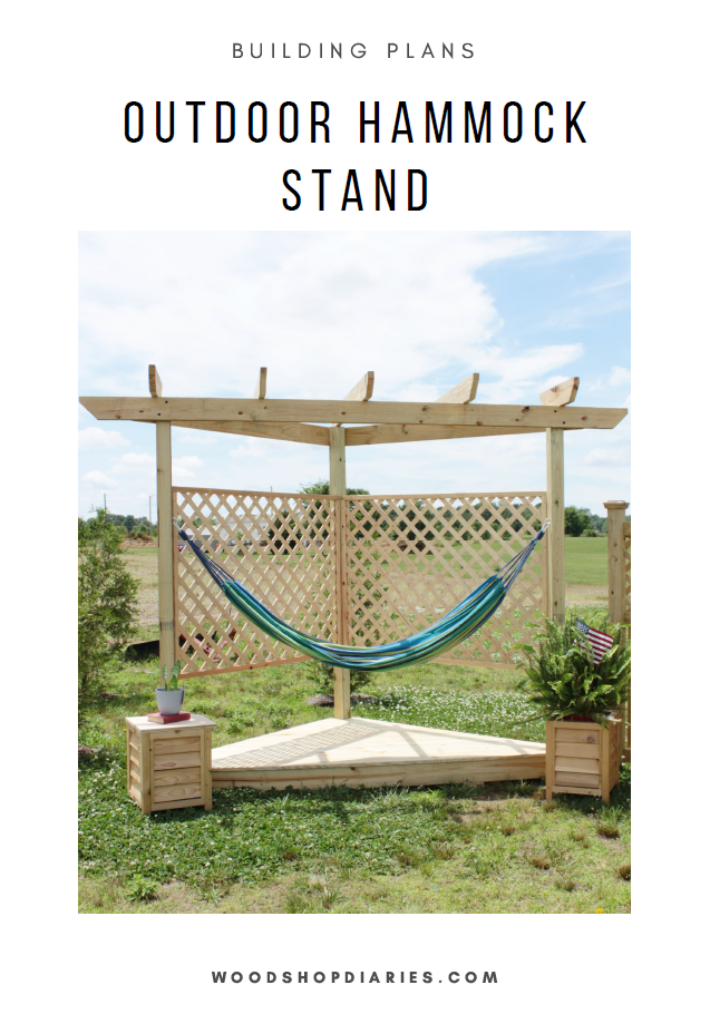 DIY Hammock Stand with Deck and Pergola