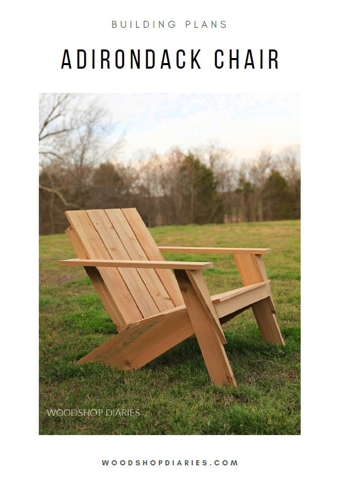 how to build adirondack chair