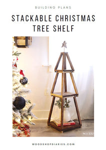 Stackable Wooden Christmas Tree