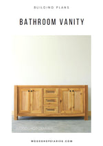 Load image into Gallery viewer, DIY Double Sink Bathroom Vanity
