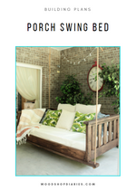 Load image into Gallery viewer, DIY Porch Swing Bed
