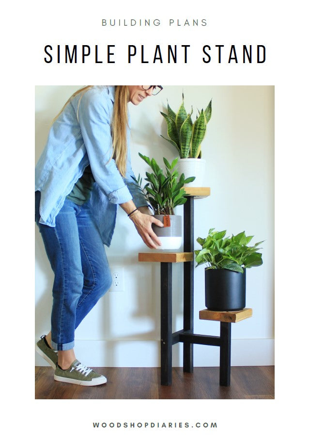 indoor tiered plant shelf Three Tiered Plant Stand – Woodshop Diaries