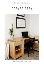 Load image into Gallery viewer, DIY L Shaped Desk with Shelves
