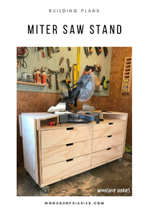 Mobile Miter Saw Stand PDF Plans