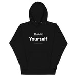 Load image into Gallery viewer, Build it Yourself Hoodie White Lettering
