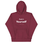 Load image into Gallery viewer, Build it Yourself Hoodie White Lettering
