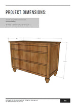 Load image into Gallery viewer, Simple 3 Drawer Dresser
