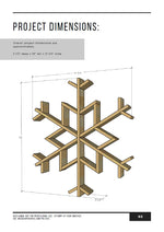 Load image into Gallery viewer, Wooden Snowflake
