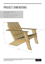 Load image into Gallery viewer, Adirondack Chair Plans
