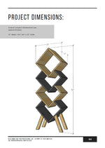 Load image into Gallery viewer, Modern Geometric Bookshelf
