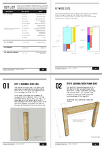 Load image into Gallery viewer, Writing Desk Table PDF Plans
