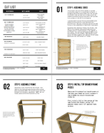 Load image into Gallery viewer, Modern 5 Drawer Dresser Plans
