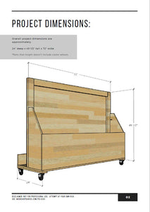 Scrap & Plywood Storage Cart Plans