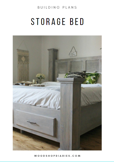 Storage Bed Pattern DIY Storage Bed PDF Building Plans – Woodshop Diaries