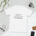 Load image into Gallery viewer, Build It Yourself Tee Dark Lettering

